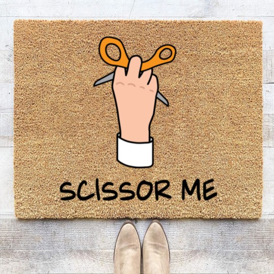 Discover The Office – Scissor Me Coir Doormats