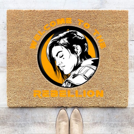 Discover Gina Carano - Welcome to the Rebellion Coir Doormats