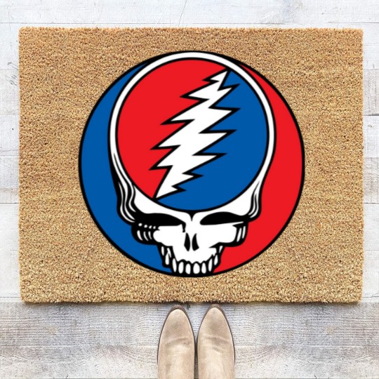 Discover Grateful Steal Your Face Coir Doormats