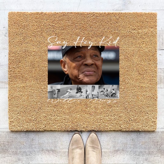 Discover Say Hey Kid - Willie Mays Coir Doormats