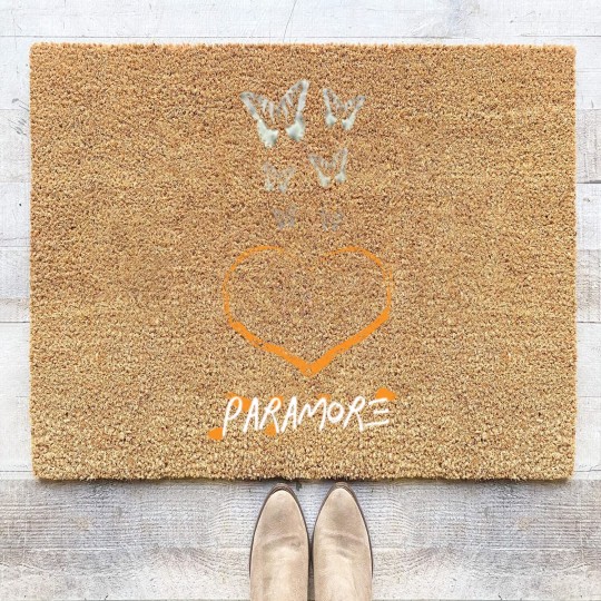 Discover Vintage Brand New Eyes Coir Doormats, Paramore Coir Doormats, Rock Band Coir Doormats, This Is Why Tour  2023