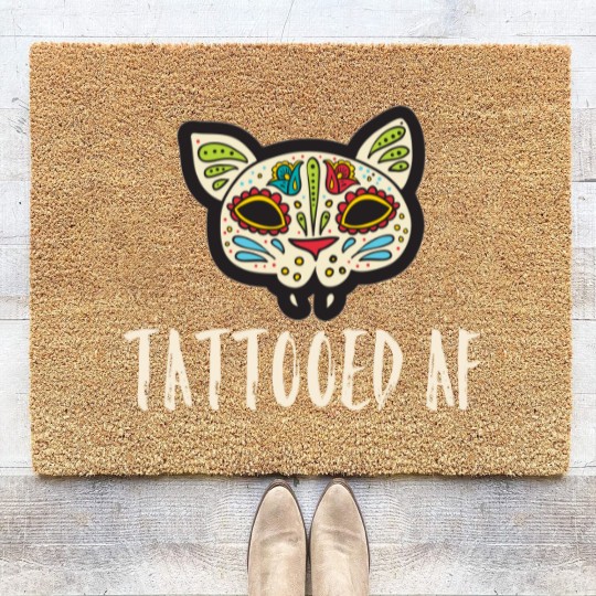 Discover Tattooed AF Coir Doormats