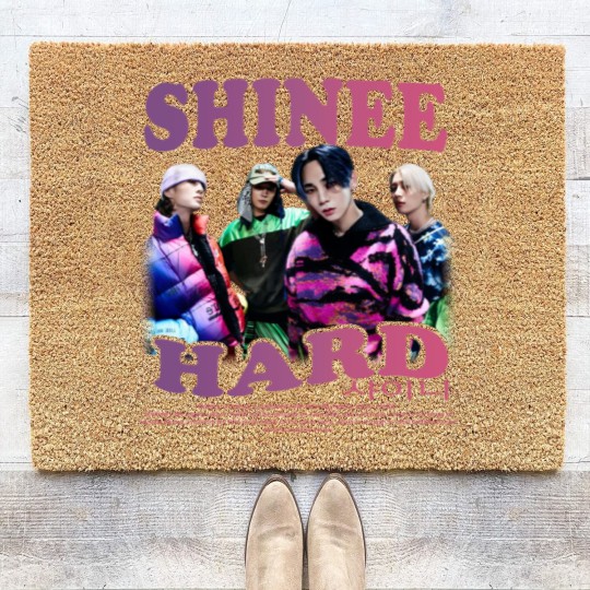 Discover Shinee Kpop Coir Doormats, Hard Album Coir Doormats v5, Shawol Coir Doormats, Onew Key Minho Taemin Coir Doormats