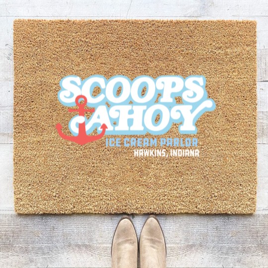 Discover Scoops ahoy ice cream Coir Doormats