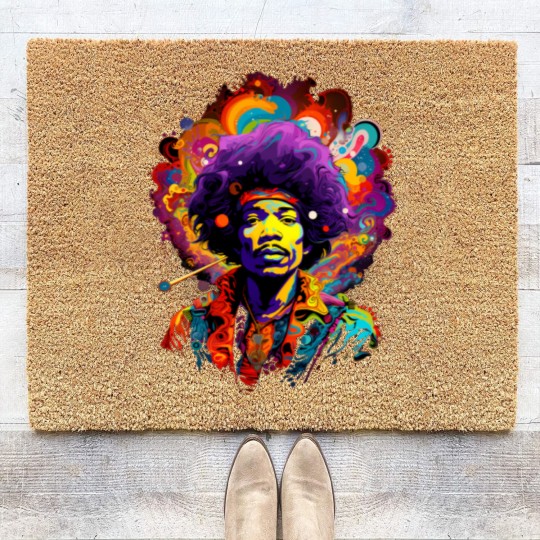 Discover jimmy hendrix Coir Doormats