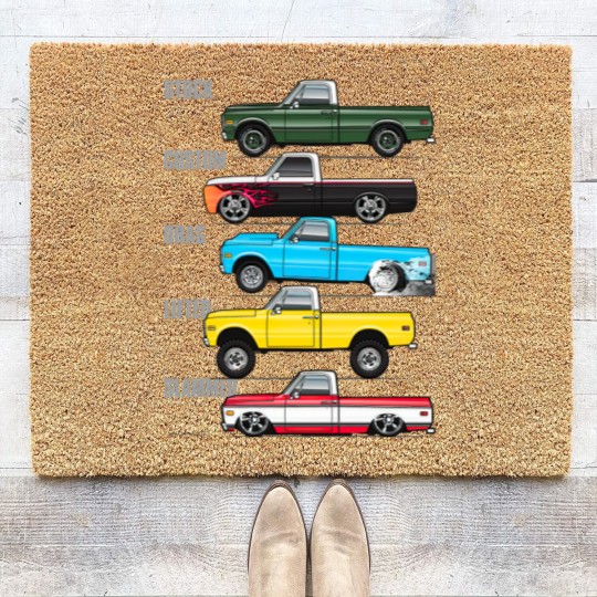 Discover 69-72 Classic Trucks - Chevy Trucks - Coir Doormats