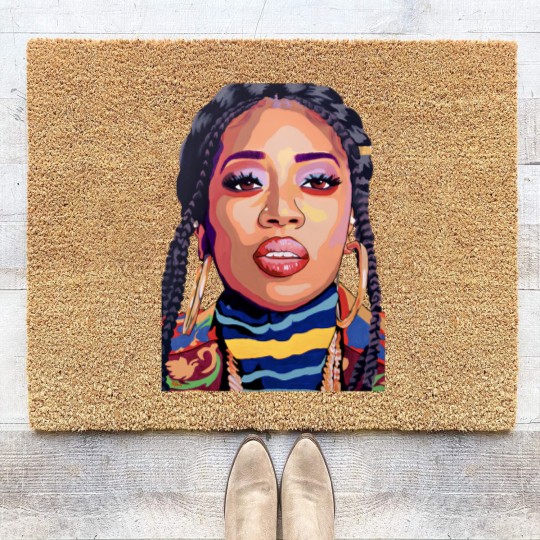 Discover Missy Elliott Coir Doormats Unisex Short Sleeve Coir Doormats