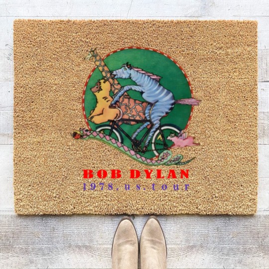 Discover Vintage 1988 Bob Dylan Coir Doormats Classic Coir Doormats