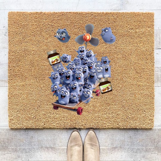 Discover Happy Lemmings Tabodi and Grizzy Coir Doormats