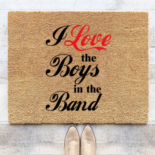 Discover I Love the Boys in the Band Coir Doormats
