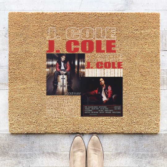 Discover J Cole Cole World Vintage Coir Doormats, J Cole Coir Doormats, Cole World Coir Doormats, J Cole Merch