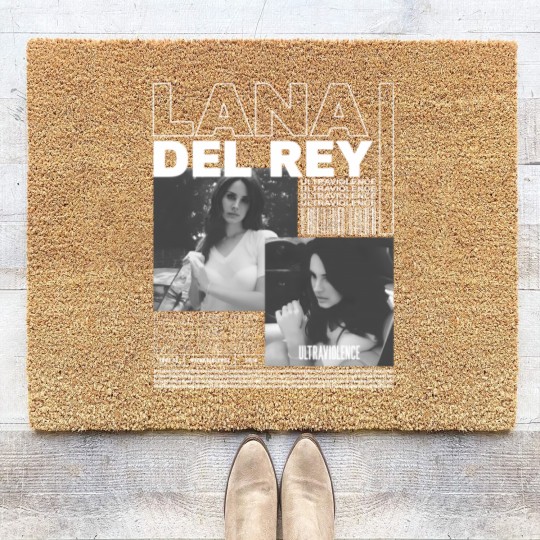 Discover Lana Del Rey Graphic Coir Doormats , Retro Country Music Coir Doormats