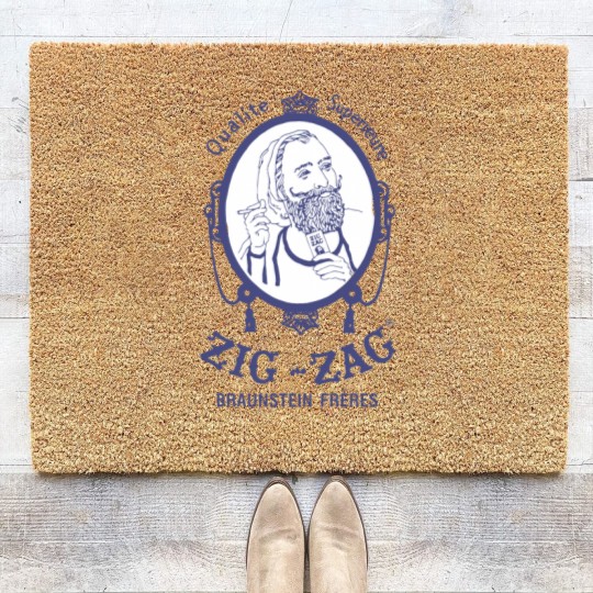 Discover zig zag  pappers Coir Doormats