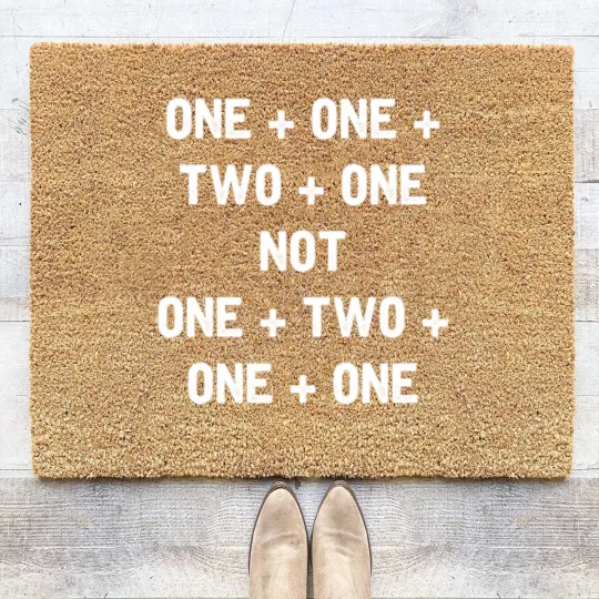 Discover Clue Quote Coir Doormats