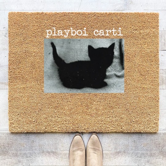 Discover Playboi Carti Cat Coir Doormats Merch Meme Coir Doormats Tour Coir Doormats