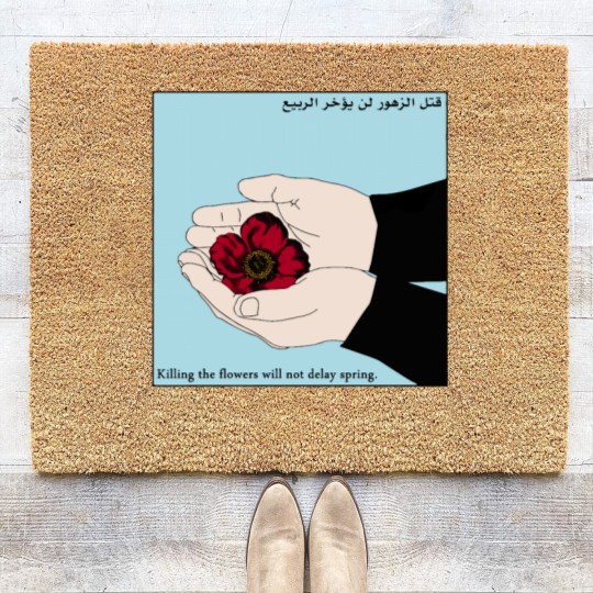 Discover Killing the Flowers Will Not Delay Spring Coir Doormats