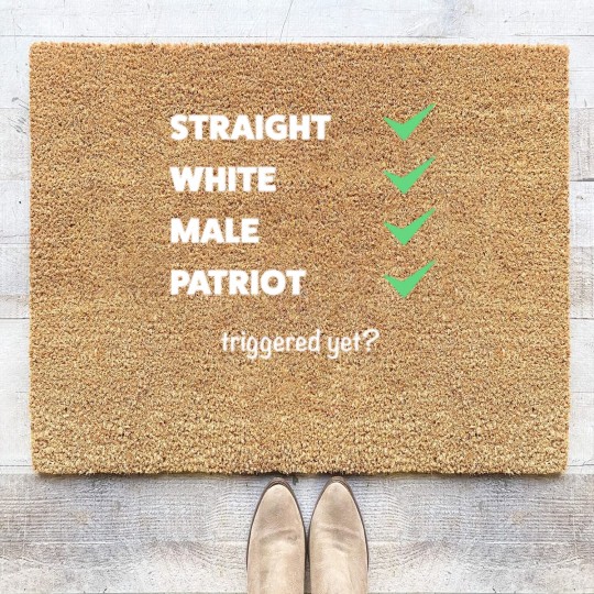 Discover Anti Woke - Funny Conservative Coir Doormats