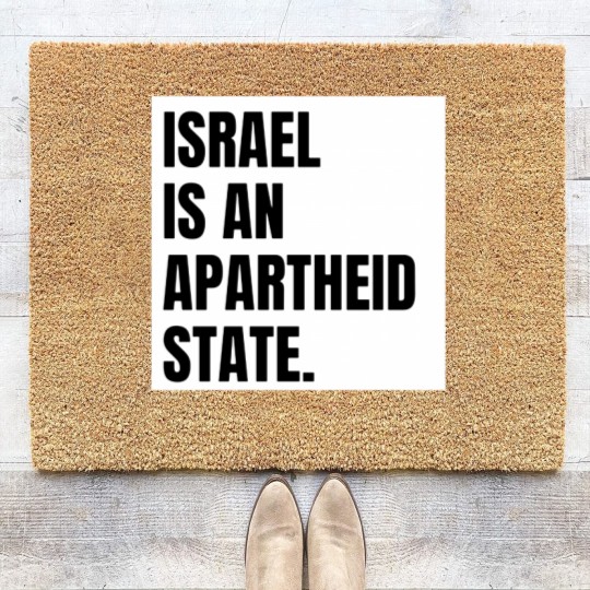 Discover Israel is an Apartheid State Coir Doormats