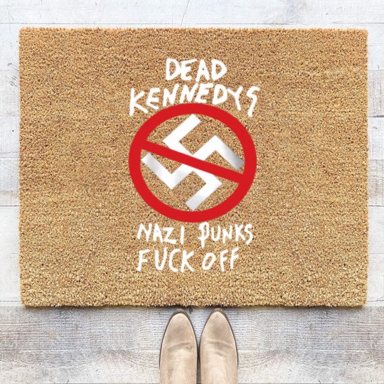 Discover Nazi Punks Coir Doormats