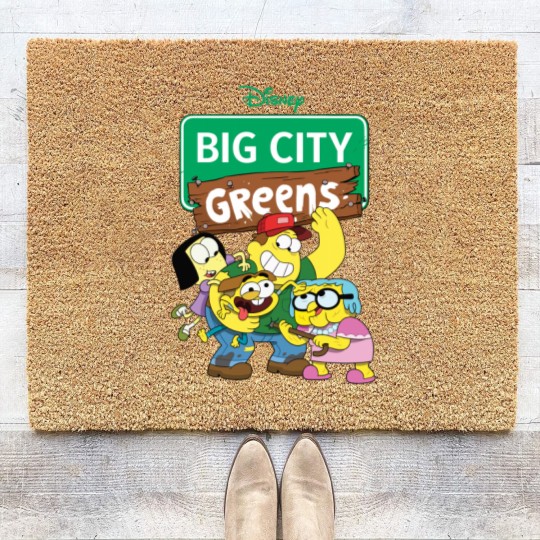 Discover Big City Greens Coir Doormats Big City Greens Family Coir Doormats Cricket Green Tilly Green Bill Green Coir Doormats