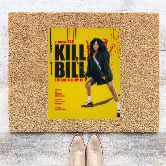 Discover Kill Bill Nobody Gets Me SOS Tour 2023 (36) Coir Doormats