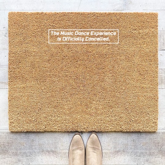 Discover Music Dance Experience is Officially Cancelled Coir Doormats