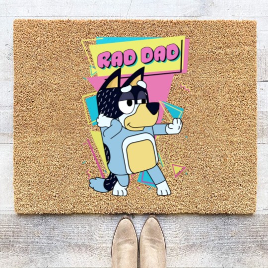 Discover Rad Dad Coir Doormats, Rad Dad Gift For Daddy, Rad Dad