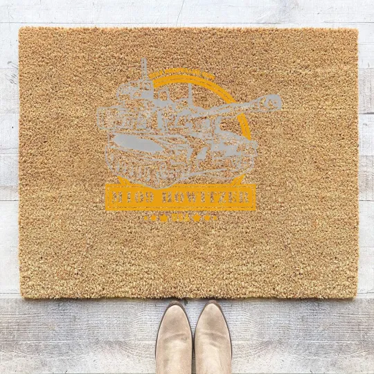 Discover M109 Self Propelled Howitzer Coir Doormats