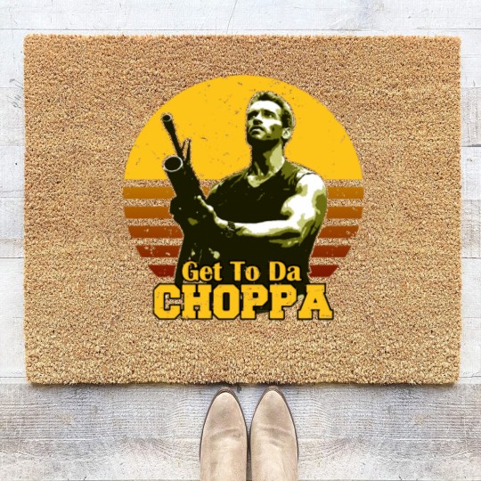 Discover Get To Da Choppa Coir Doormats