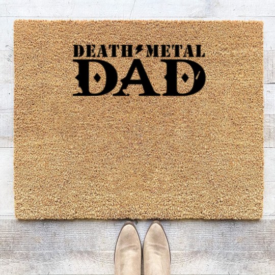 Discover death metal dad Coir Doormats