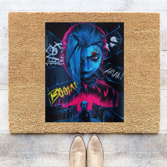 Discover Jinx Arcane Coir Doormats - Arcane Jinx League of Legends Coir Doormats