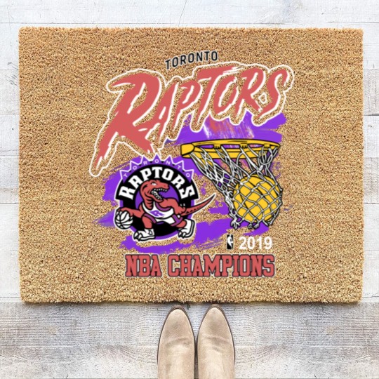 Discover Vintage 90s Graphic Style Toronto Raptors Coir Doormats