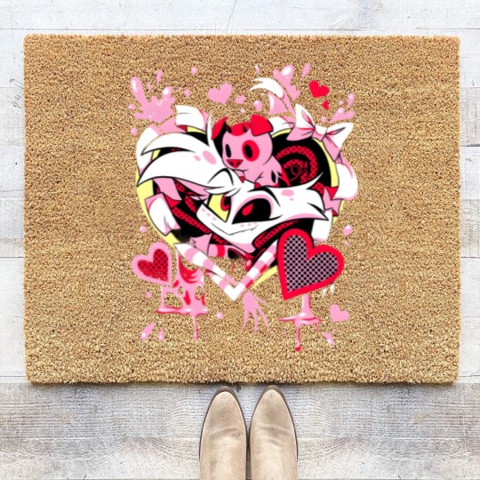 Discover Hazbin Hotel Angel Dust Coir Doormats