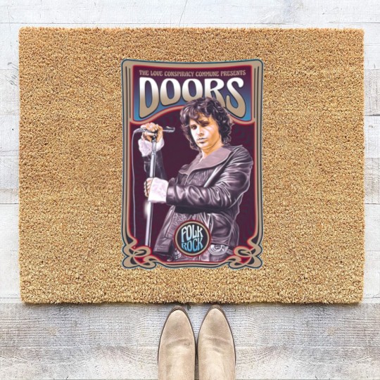 Discover The Doors Coir Doormats THE DOORS Folk Rock Coir Doormats