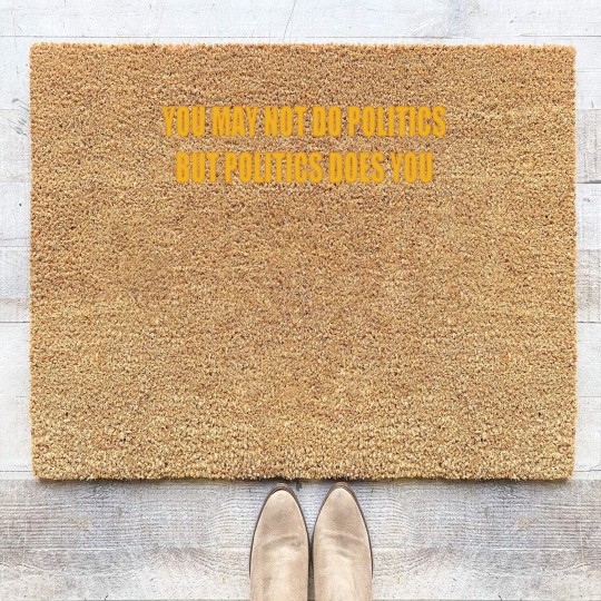 Discover Doing Politics Coir Doormats
