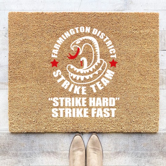Discover Strike - farmington district strike team Coir Doormats