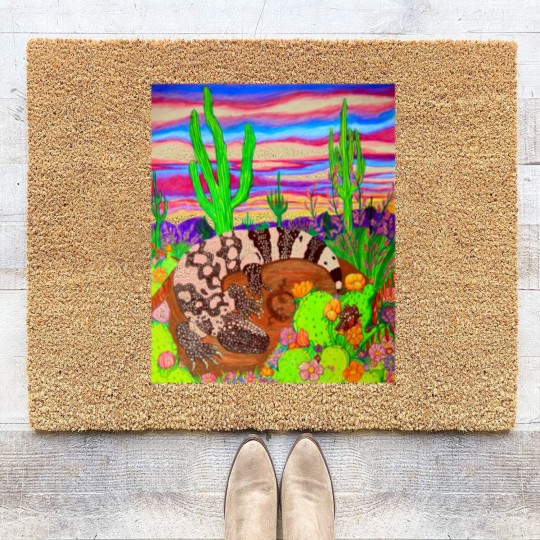 Discover Arizonna Gila Monster Coir Doormats