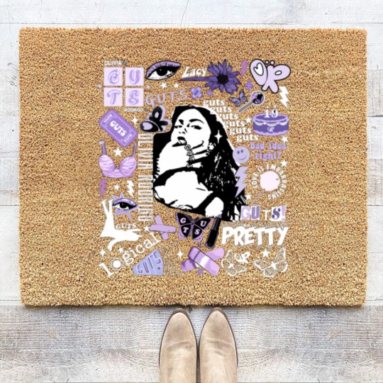 Discover Olivia Rodrigo Guts Coir Doormats, Guts Tour 2024 Coir Doormats