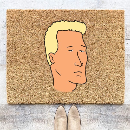 Discover king of the hill boomhauer simple portrait Coir Doormats