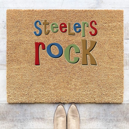 Discover Steeler Rock Coir Doormats