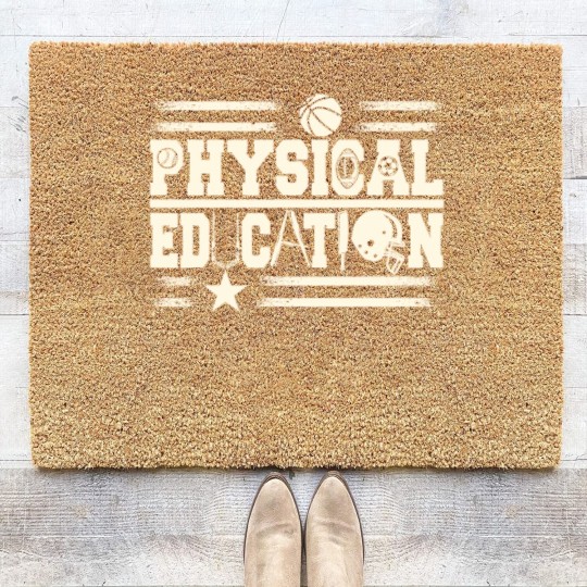 Discover Physical Education Teacher Coir Doormats