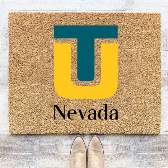 Discover Touro University Nevada Studies Logo Coir Doormats