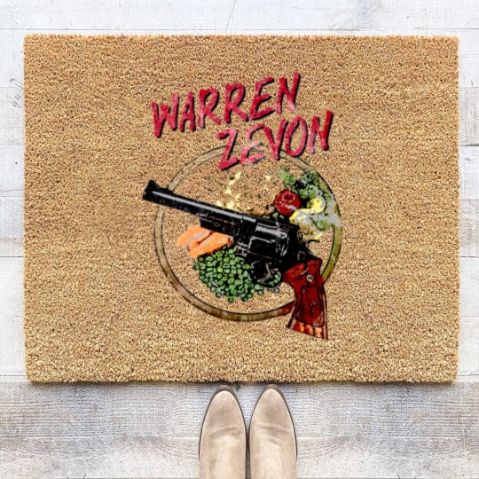 Discover ren Zevon Lawyers s And Money Excitable Boy art Coir Doormats