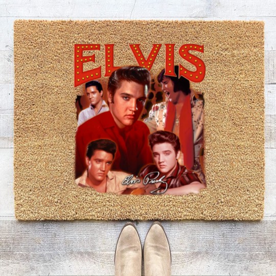 Discover Elvis Presley Music Coir Doormats, Elvis Presley Vintage Retro, Elvis Presley Singer 2023 Gift