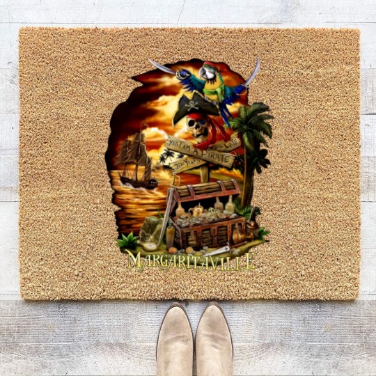 Discover jimmy buffet art Coir Doormats