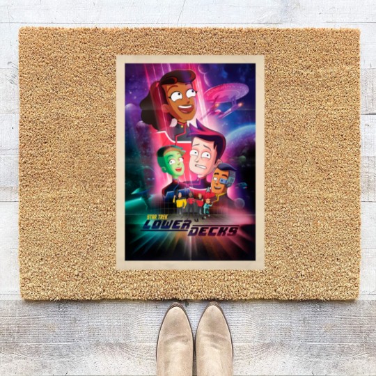 Discover Lower Decks Ensign Group Galactic Poster Coir Doormats
