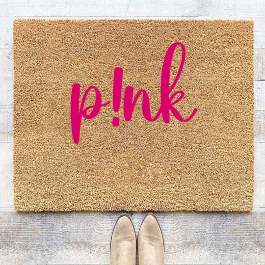 Discover P!nk P nk Pink Coir Doormats