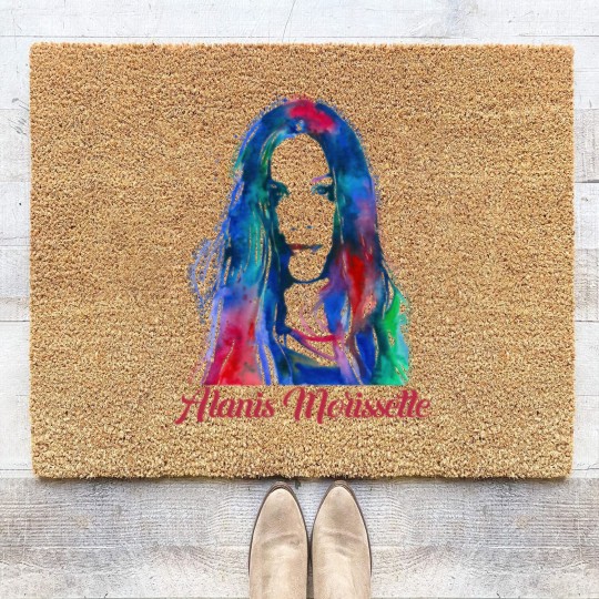 Discover You Live You Learn Alanis Morissette Coir Doormats, Triple Moon Tour 2024