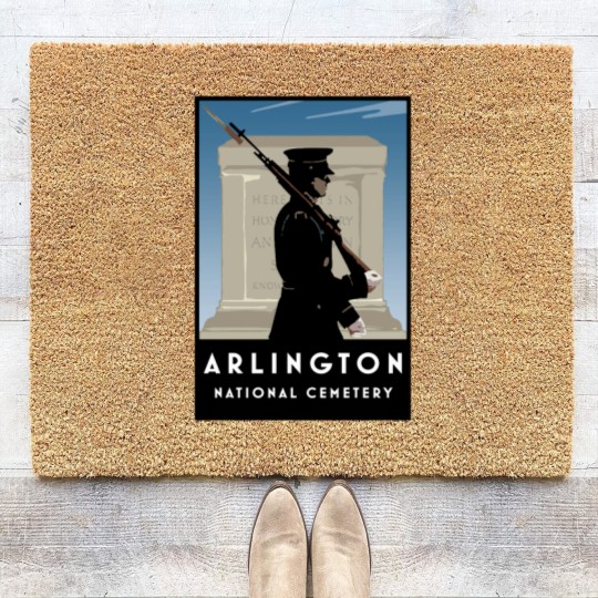 Discover Arlington National Cemetery Coir Doormats