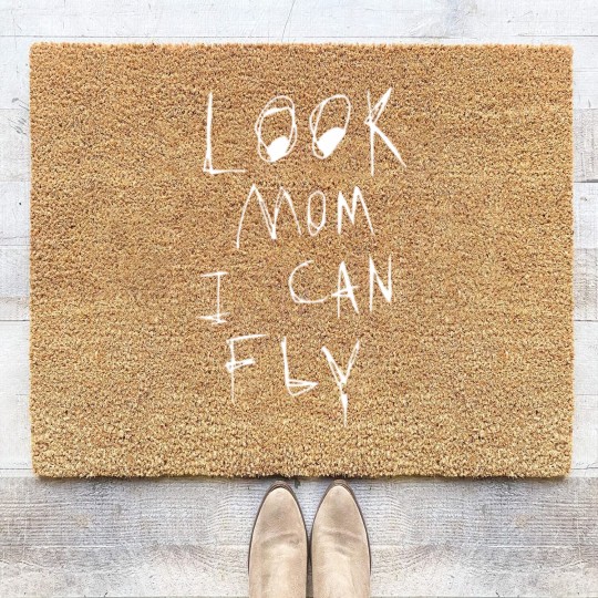 Discover Travis Look Mom I Can Fly Cactus Cactus Jack Astroworld Coir Doormats